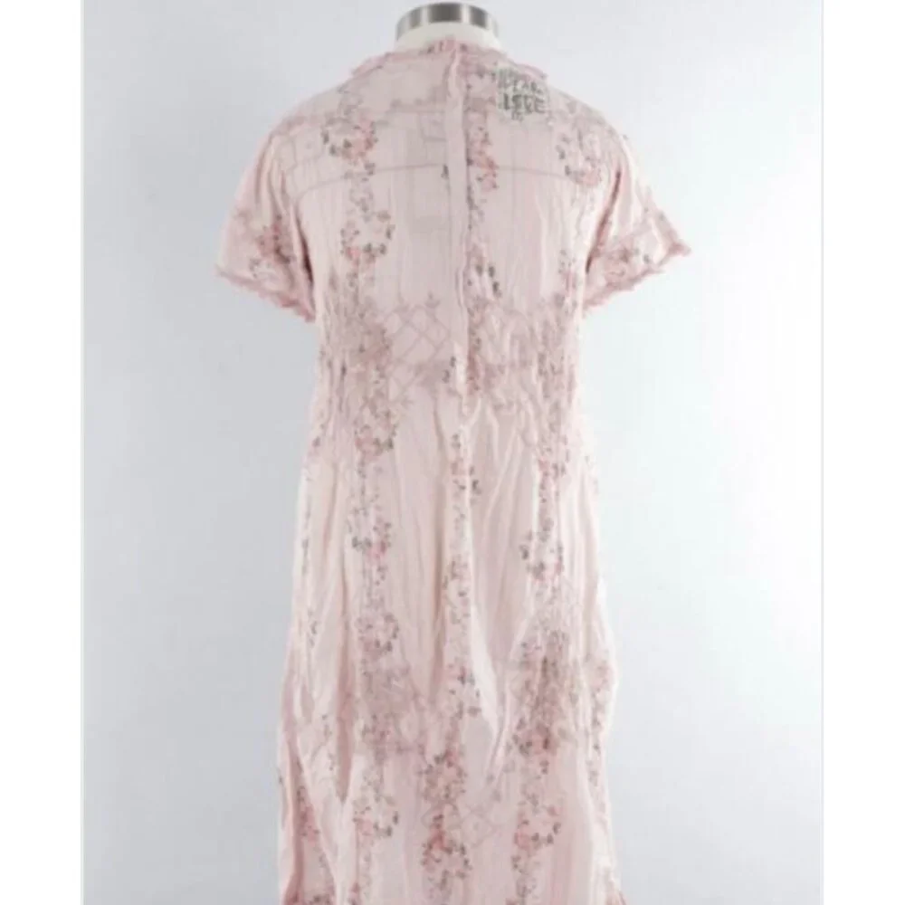 Magnolia Pearl Pink Floral Midi Dress - Picture 2 of 15